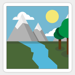 Landscape Sticker